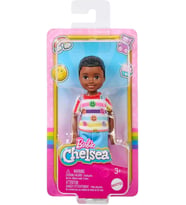 Barbie Chelsea Bebek, Çiçek Desenli Elbise Ve Ayakkabı Ile Kırmızı Saçlı Ve Mavi Gözlü Küçük Bebek,