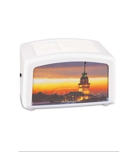 Yatay Peçetelik Beyaz Royaleks-F030
