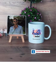 Mali Müşavir Fotoğraflı Dekoratif Taş, Kupa Bardak Beyaz HediyeMuhasebeciler Günü Hediyesi (Model 1)