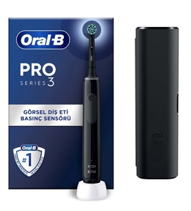 Oral-B Pro 3 3500 Siyah Şarj Edilebilir Diş Fırçası