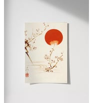 Çerçevesiz Poster Zen ve Doğa (Çok Renkli)