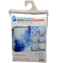 POLYESTER ÇİFT KANAT SU İTİCİ BANYO PERDESİ 90X200CM (5690)