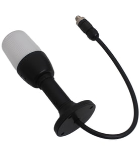 24V DC Buzzerlı Tepe Lambası İkaz Lambası LED Sanayi Tipi
