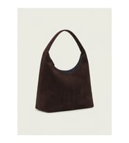 Büyük Boy Astarlı Süet Hobo Çanta Günlük Kadın Çantası 42x27 cm