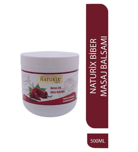 Biber Balsamı Vücut Sıkılaştırıcı Ve Toparlayıcı 500 Ml Kırmızı  Masaj Jeli