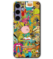 Galaxy S24 Kılıf HD Desen Baskılı Kılıf - Süper Çizgi Kahramanlar 2