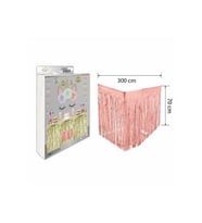Lüks Masa Eteği Rose Gold 70*300 Cm
