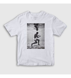 Presmono Unisex Çocuk Beyaz Pool Muhammed Ali T-Shirt 230559tt