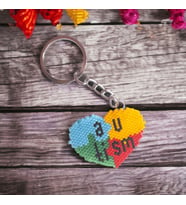 Miyuki Boncuk El Yapımı Otizm Autism Anahtarlık / Çanta Süsü