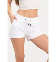 Kadın Beyaz Şort Mini Spor Şort