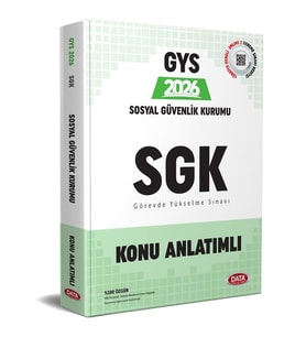 2026 GYS SGK Konu Anlatımlı Hazırlık Kitabı Data Yayınları