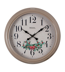 Regal 40 Cm Ahşap Desen Duvar Saati