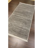 HALIMARKA MEVSİM 2152 ANTRASİT DÜZ HALI YOLLUK 100X200 CM