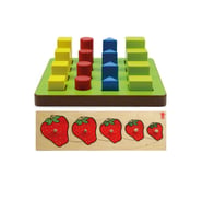 Ahşap Büyükten Küçüğe Sıralama (Daktilo-Çilekli Puzzle)