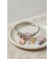 Pembe Şans Tşanı Charmlı Bileklik TJ-BB8810