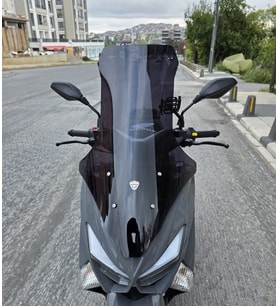 MOTOCAM Volta Apec Apx5 Ön Cam 2023-2026 Model 78cm Siyah Renkli 4mm UZUN