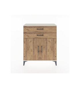 Arges Şifonyer 2 Raflı 2 Çekmeceli 2 Kapaklı 88x30x106 Aytaşı-Çam