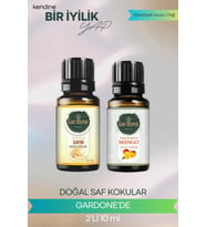 Kavun + Mango ( Oda Kokusu Aroma Terapi Buhurdanlık / Difüzör Yağı ) Set 2 Adet x 10 ML