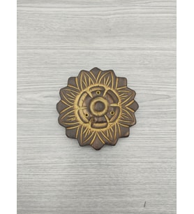 Morey Lotus Çiçeği Şeklinde Maun Ağacı Tütsülük