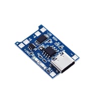 TP4056 Korumalı Lityum Pil Şarj Devresi Type C Usb Batarya