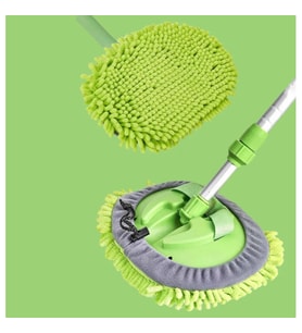 Yedek Bezli Mikrofiber Araba Yıkama Fırçası