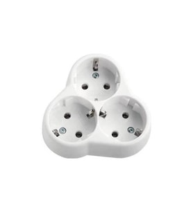 3lü Üçgen Grup priz - Topraklı - 3500 W