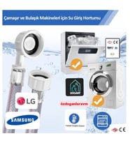 Samsung  Lg Çamaşır Bulaşık Makinası Esnek Hortumu Temiz Su Borusu 1.5mt