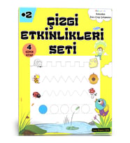 Okul Öncesi Çizgi Etkinlikleri Kitap Seti (4 Kitap)