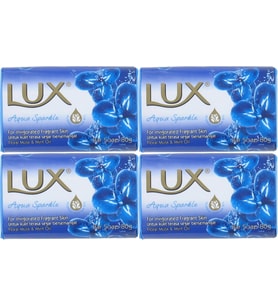 Lux Sabun 80GR Aqua Sparkle (Su Gibi Işıltı) (4 Lü Set)