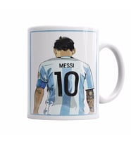 10 Da Argentina Messi  Kupa Bardak Porselen