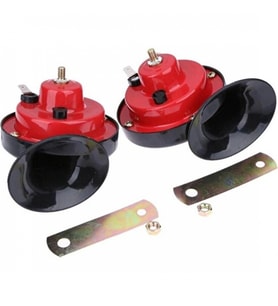 Salyangoz Korna Takımı Tek Fişli Ince Kalın Set 12 Volt Üniversal