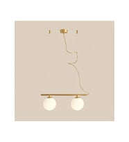 Celina 2'li Sıralı Modern Avize RA-AVZ- 6084-35-92 (Gold)