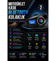 Y20 İntercom Motosiklet Kask Bluetooth Kulaklık Sistemi