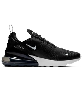 Nike Air Max 270 Unisex Sneaker Black-White Swoosh Günlük Spor Ayakkabı Siyah-Beyaz Swoosh
