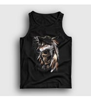 Presmono Unisex Siyah Skull Wolf Kurt Atlet 307308tt