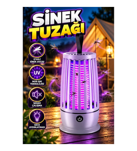 UV Mor Işıklı Elektrikli Sivrisinek Tuzak Lambası – Sessiz Çalışma ve Gece Aydınlatması