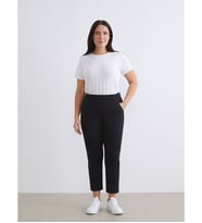 LCW Grace Siyah Büyük Beden Straight Fit Kadın Jean Pantolon