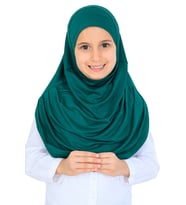 Kız Çocuk Hazır Başörtüsü Pratik Penye Şal Tesettür Giyim