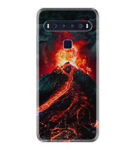 TCL 10L 10 Plus 10SE 20E 20SE 30SE L7 Kılıf Desemli Silikon Yanardağ 1611