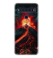 TCL 10L 10 Plus 10SE 20E 20SE 30SE L7 Kılıf Desemli Silikon Yanardağ 1611