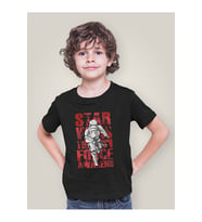 Tasarım Star Wars Yıldız Savaşları Baskılı Unisex Çizgi Film Çocuk Tişört (1-12 Yaş)