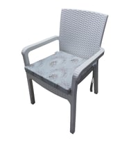 MİRZADE 6 Adet Duck Bezi Rattan Minderi-eltm taç-3227701