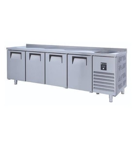 Iceinox Tezgah Tip Gn Buzdolabı 4 Kapılı Evyeli (Gri)