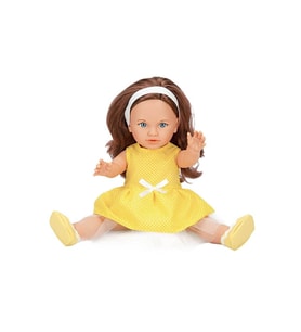 Sunman Tina Classic Bebek 45 Cm - Sarı Elbiseli