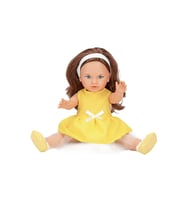 Sunman Tina Classic Bebek 45 Cm - Sarı Elbiseli