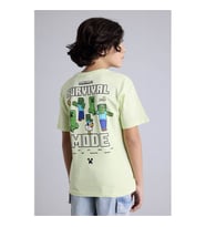 Defacto Mınecraft Yeşil Erkek Çocuk T-Shirt G8884A8/GN404