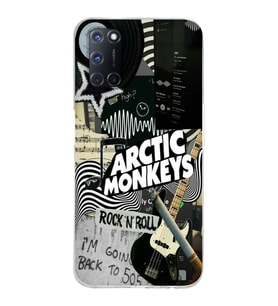 Oppo A52/A72/A92 Uyumlu Arctic Monkeys Kolaj Desenli Şeffaf Telefon Kılıfı