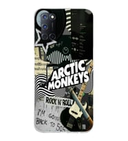 Oppo A52/A72/A92 Uyumlu Arctic Monkeys Kolaj Desenli Şeffaf Telefon Kılıfı