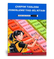 Çarpım Tablosu Ezberleten YAZ-SİL Kitabı