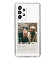 Samsung Galaxy A33 Uyumlu Yeşil Yol Minimalist Poster Desenli Şeffaf Telefon Kılıfı